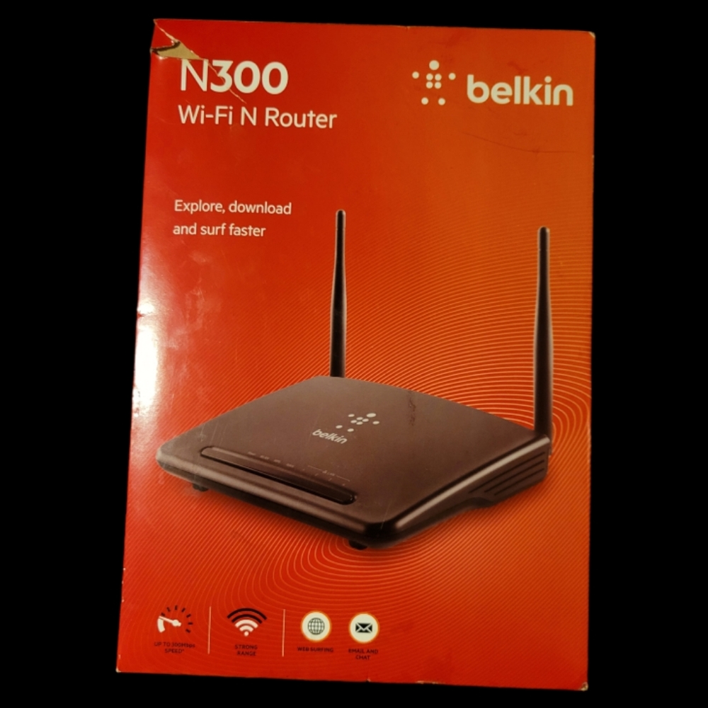 2X HOST PICK 😊 N300 WI-FI N Router Belkin